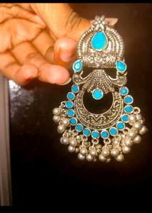 Oxidised Chand Bali Earing
