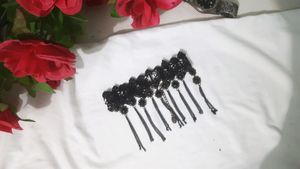 Black Fabric Lace Chokers Stylish Necklace