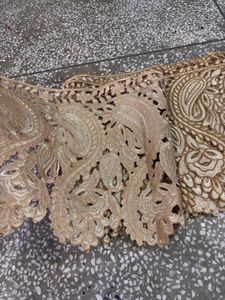 Embroidered Fabric Trim Lace