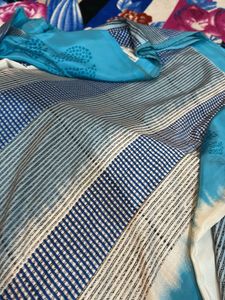 blue saree with blouses