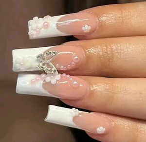 Fake Nails With Manicure Kit