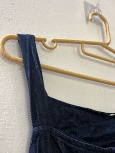 Denim Button-Down Dress