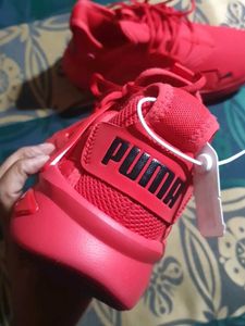 Puma Red Running Shoes UK9 Original