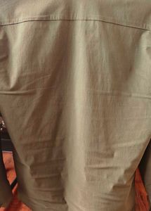 Olive Green Stretchable Shirt