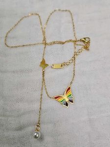 Golden Anti Tarnish Chain Pendent Only @150