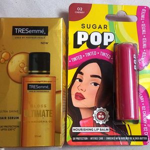 TRESemme Serum & Sugar Pop Lip Balm