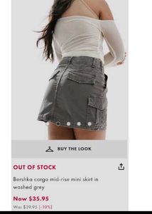 Bershka MiniCargo skirt