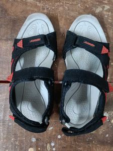 Stylish Red &amp; Black Sandals