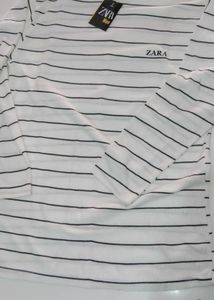 Zara Striped Long Sleeve Tee
