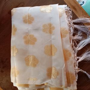 Jaqured Silk With Golden Thread Saree🥰