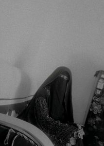 Elegant Black Niqab Nose Pis