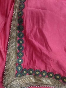 Beautiful Peach Saree