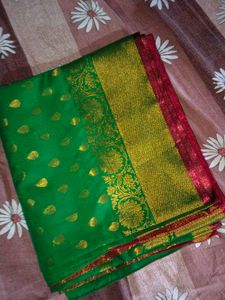 Green Pattu Saree