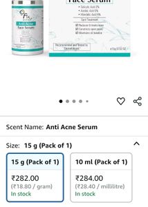 Fixderma Anti - Acne Face Serum