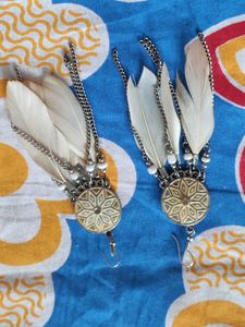Feather Jhumka