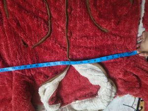 Cozy Red Fleece Lounge Set in xl size