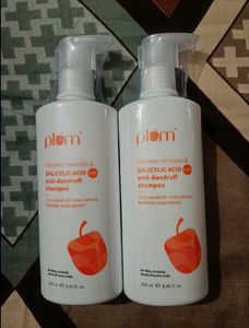 pack of 2, Plum Anti-Dandruff Shampoo