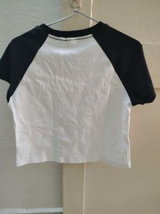 Vintage Raglan Crop Top