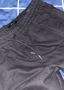 Black Cargo Joggers