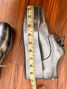 Calvin Klein Silver Oxfords