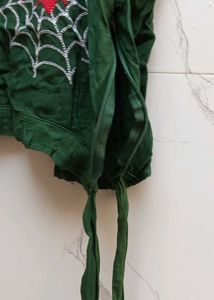 Green Long Sleeve Top