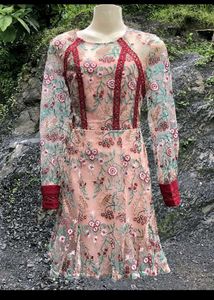 Floral Embroidered Dress