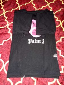 Black Tishirt For Girls Daily Use