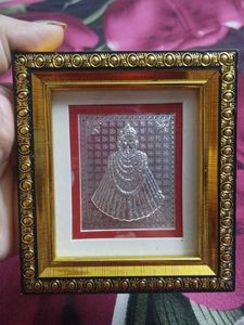 999 Silver Shyam Baba Frame