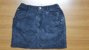 Cute Mini Denim Skirt Come A Little Above The Knee