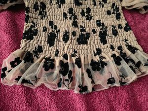 aesthetic cute brown crop top