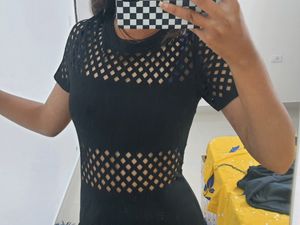 Y2k Mesh Bodycon Dress.