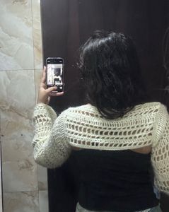 Crochet Mesh Sleeves!!