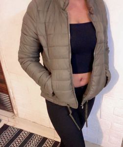 Olive Green Puffer Jacket (item 53)