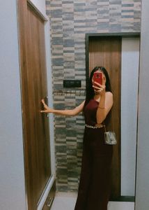 Maroon Jumpsuit