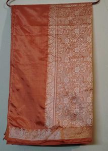 Orange 🧡 🧡 Pure Silk Saree