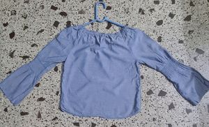 STONE BLUE CROP TOP