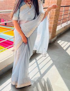 Beautiful Pure Organza Handwork Customised Boutiq