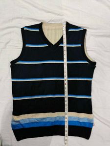 Reversible Knit Sweater Vest
