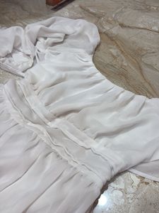 White Frill Dress😻