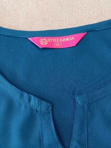 New Style Best Short Blue Top