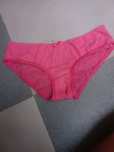 Victoria &#39;s Secret Pink Lace Trim Briefs