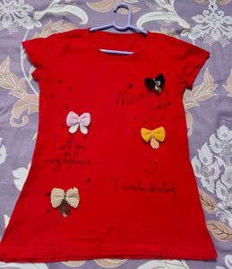 Red Graphic T-shirt