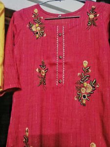 Combo Of 3 , Kurta Pant + 2 Kurtas
