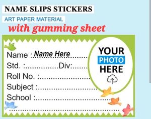 School Name Slip For Your Child Fully Customise
