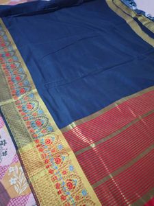 Beautiful New Unused Saree With Blouse Pc