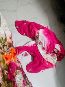 Floral Print Kurta Set