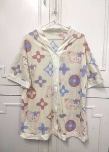 Cute Print Pajama Set