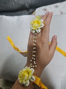 Flower Jewellery For Haldi Or Baby Shower