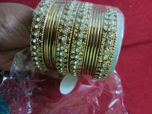 Golden Metal Bangles