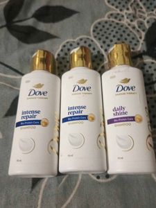 Dove Shampoo Set of 3